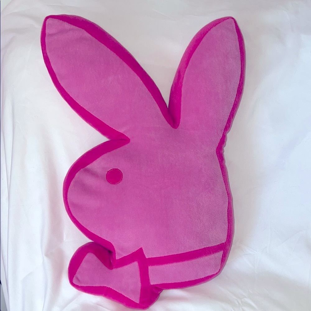 Pink Bunny Shaped Pillow